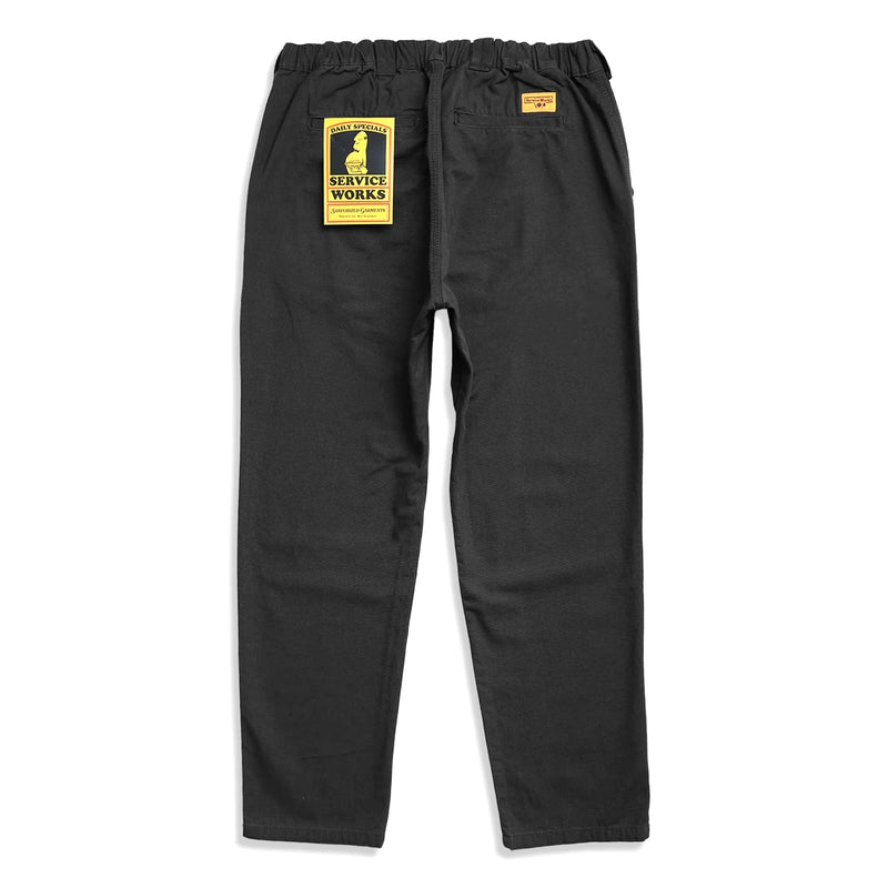 Canvas Waiters Pants // Black