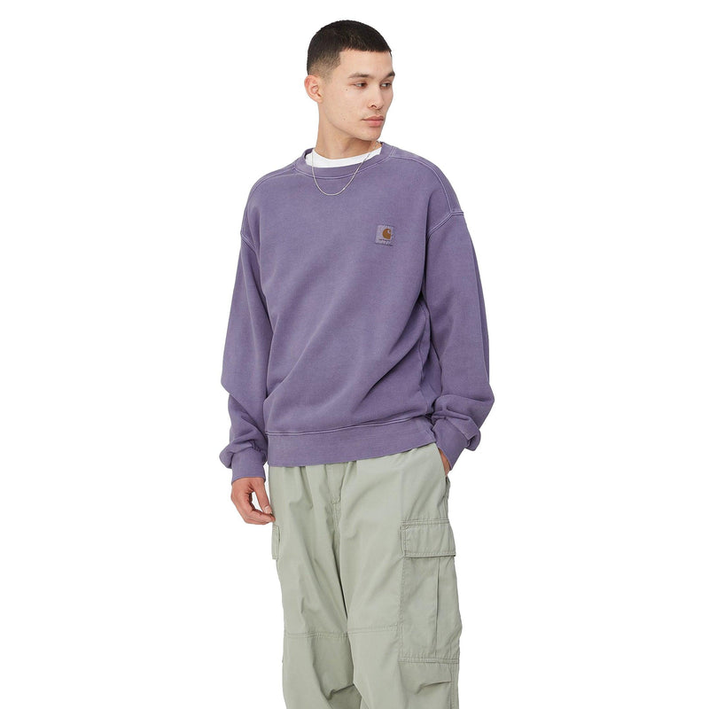 Sweats sans capuche - Carhartt WIP - Nelson Sweat // Arrenga Garment Dyed - Stoemp