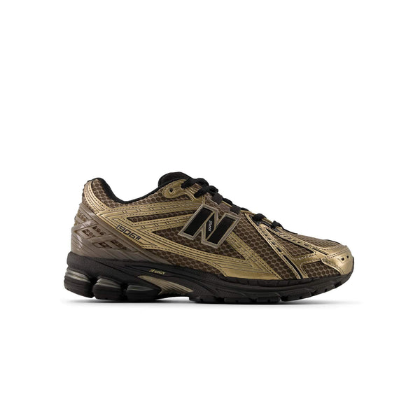 sneakers new balance 1906 bronze dorées vues de profil