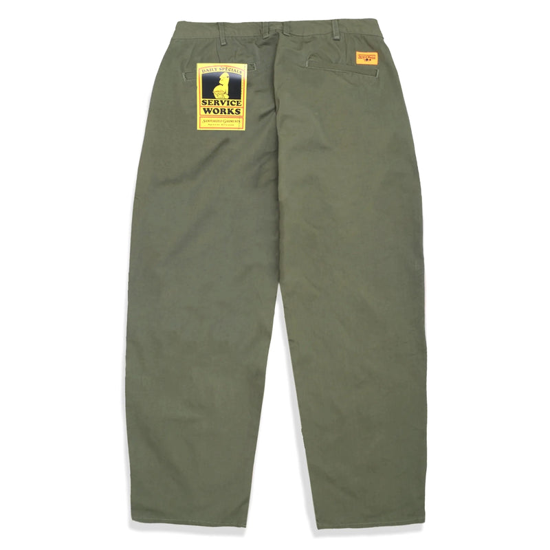 Twill Part TImer Pant // Olive