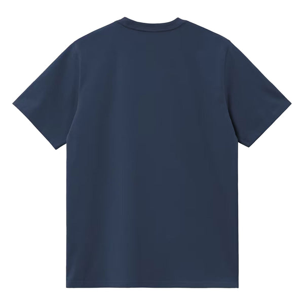 T-shirt Carhartt Chase Bleu vue de dos 