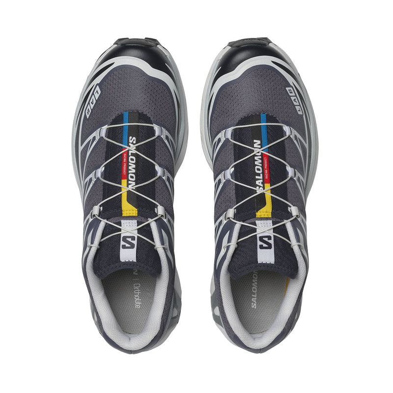 sneakers salomon XT-6 hommes et femmes grises vue du haut