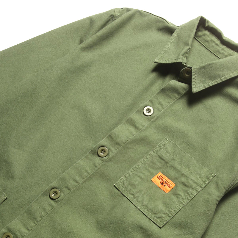 Canvas Coverall Jacket // Olive