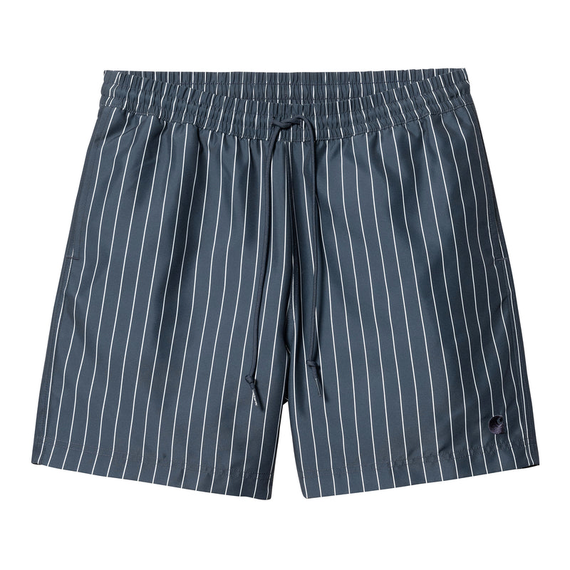 Slater Swim Trunks // Cason Stripe Vertical/Blue