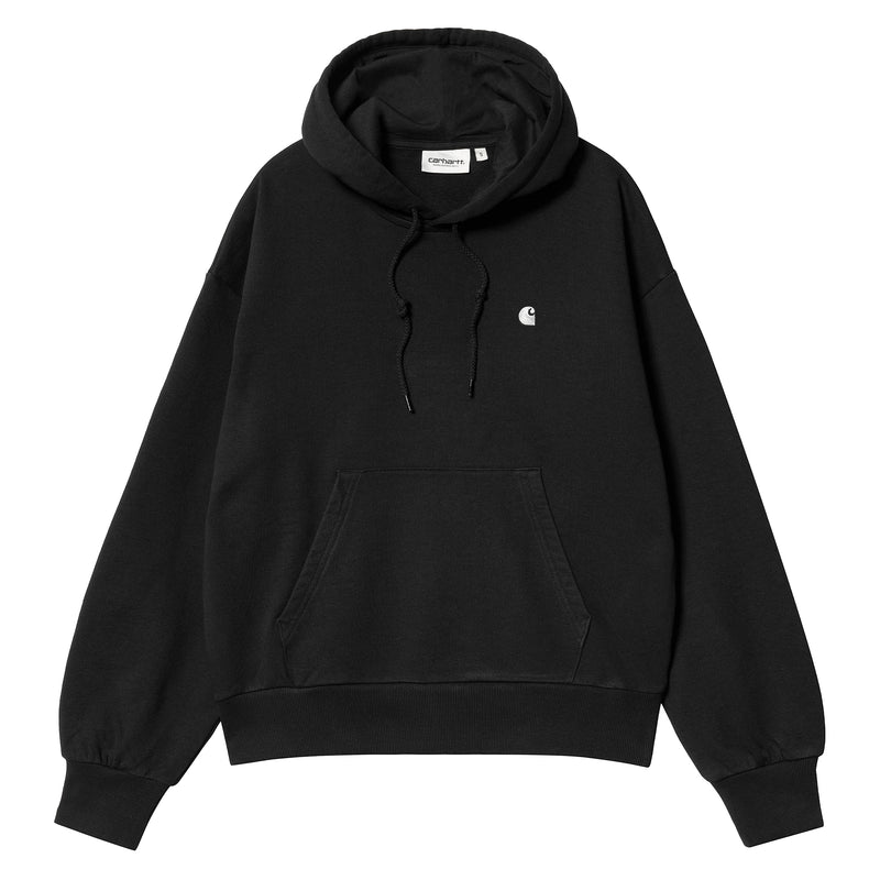 W' Hooded Casey Sweatshirt // Black/Silver