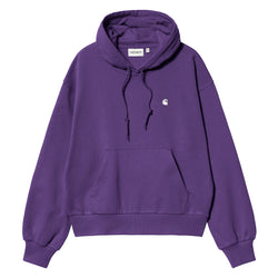 W' Hooded Casey Sweatshirt // Tyrian/Silver