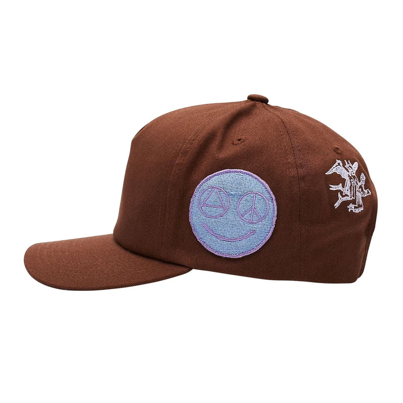 Casquettes & hats - Obey - Frank 5 Panel Snapback // Brown - Stoemp