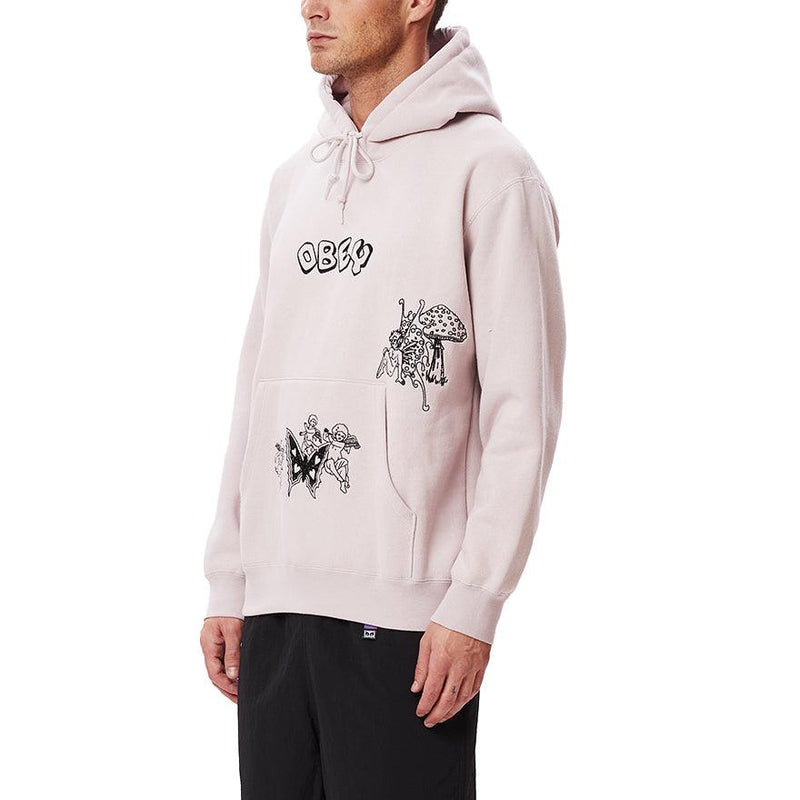 Sweats à capuche - Obey - Indiscriminate Hood // Purple Paste - Stoemp