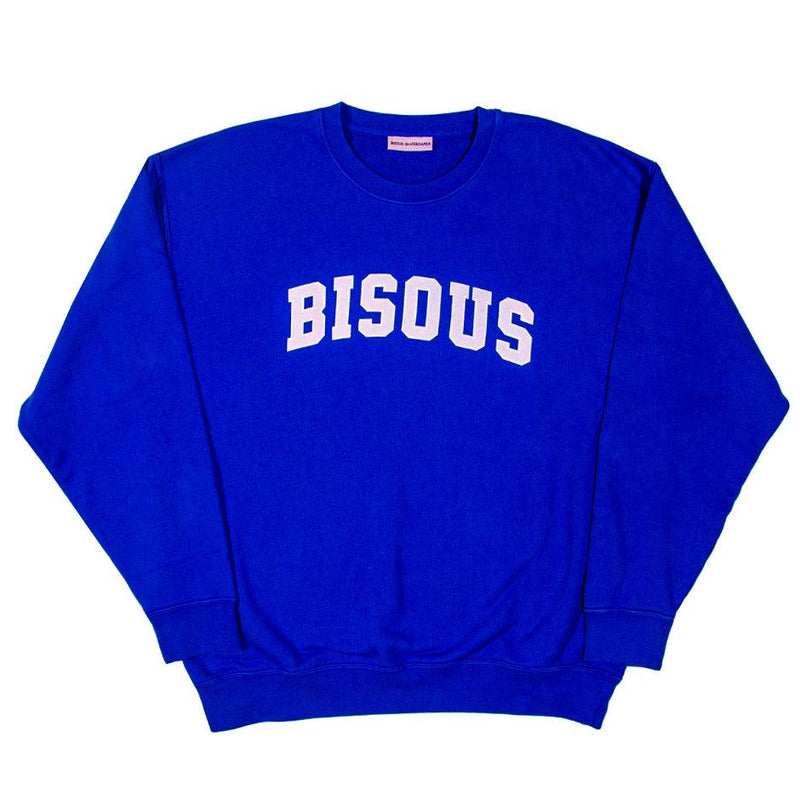 Sweats sans capuche - Bisous Skateboards - College Crewneck // Royal - Stoemp