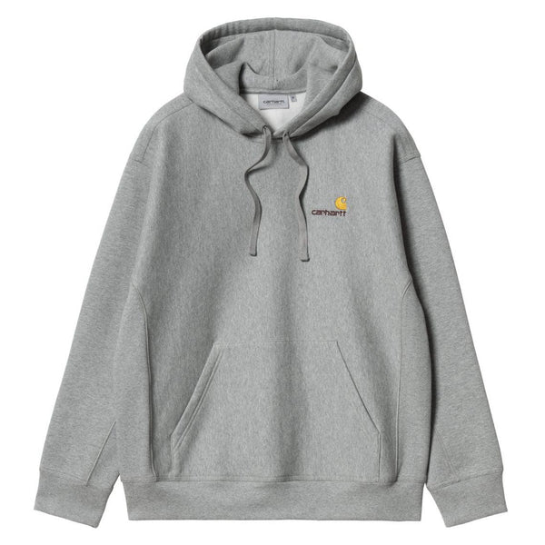 Sweats à capuche - Carhartt WIP - Hooded American Script Sweat // Grey Heather - Stoemp