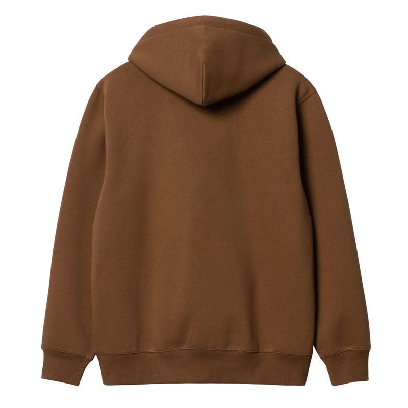 Sweats à capuche - Carhartt WIP - Hooded Carhartt Sweat // Tamarind/White - Stoemp