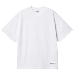 T-shirts - Carhartt WIP - SS Link Script T-shirt // White/Black - Stoemp