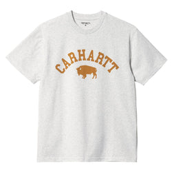 T-shirts - Carhartt WIP - SS Locker T-shirt // Ash Heather/Brown - Stoemp