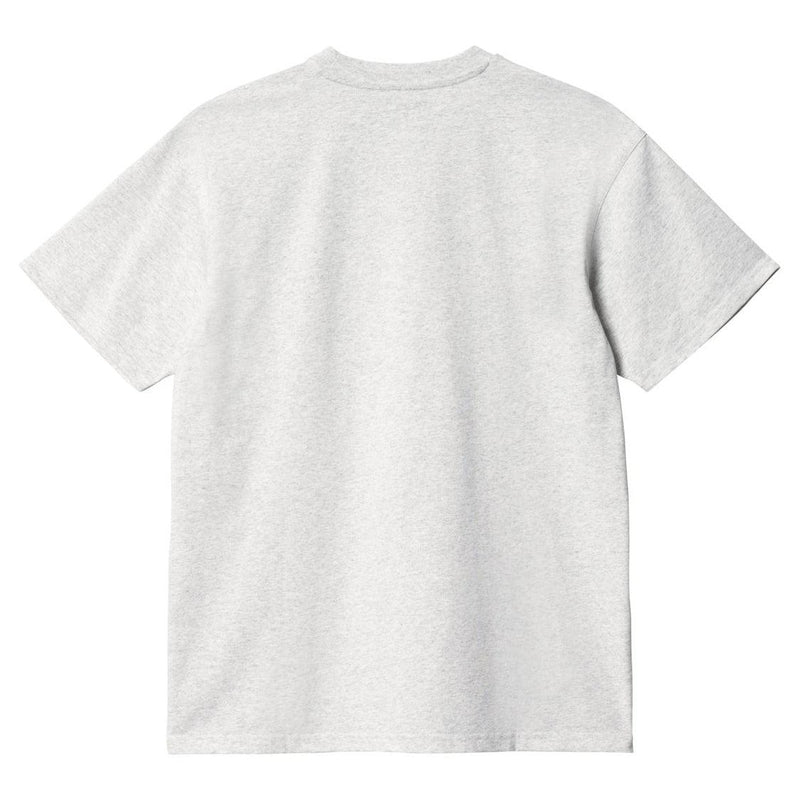 T-shirts - Carhartt WIP - SS Locker T-shirt // Ash Heather/Brown - Stoemp