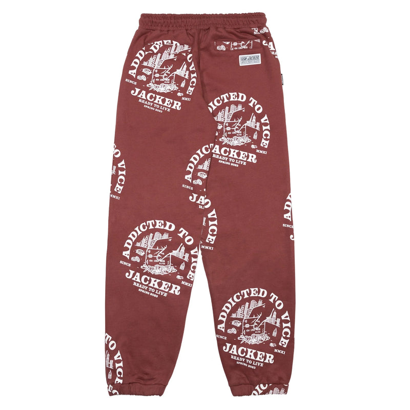 Pantalons - Jacker - Addicted Sweatpant // Brick - Stoemp