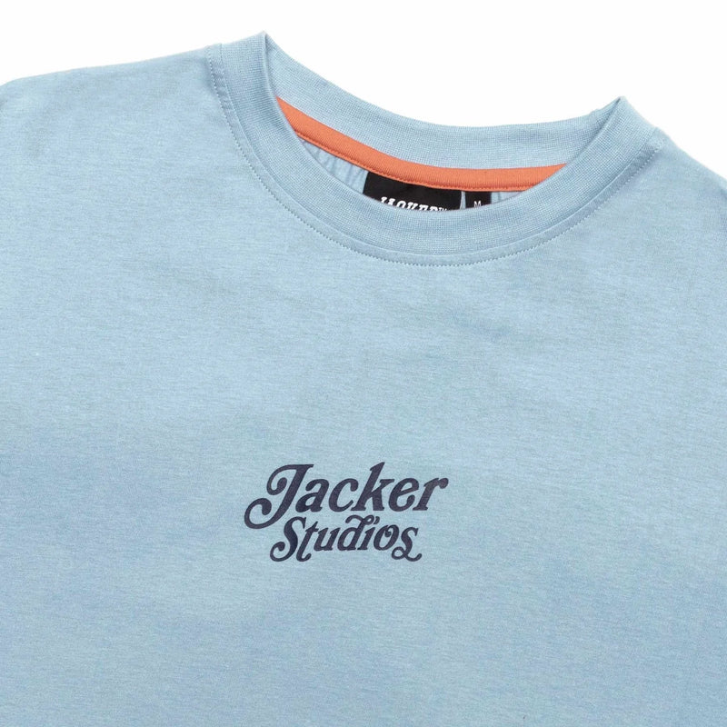 T-shirts - Jacker - Call Me Later Tee // Baby Blue - Stoemp