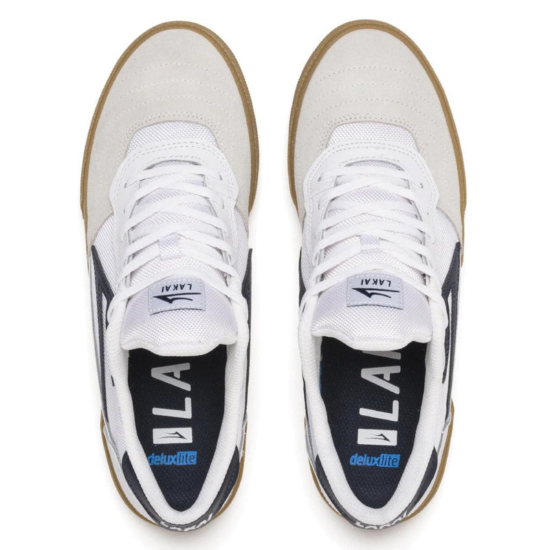 Sneakers - Lakai - Cambridge // White/Navy Suede - Stoemp