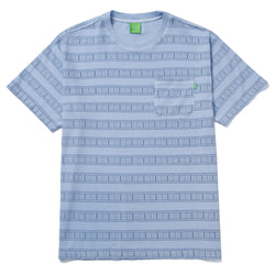 T-shirts - Huf - Cooper Stripe SS Knit Top // Light Blue - Stoemp