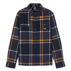 Chemises - Dickies - Nimmons LS Shirt // Navy Blue - Stoemp