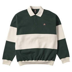 Polos - Dickies - Jake Hayes LS Rugby Shirt // Pine Stripes - Stoemp