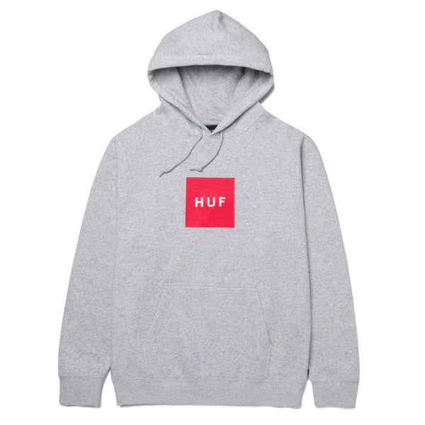 Sweats à capuche - Huf - Essentials Box Logo P/O Hoodie // Athletic Heather - Stoemp