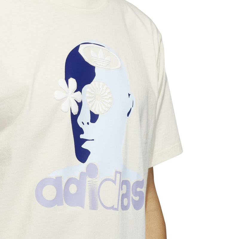T-shirts - Adidas - Adiplay Head SS // Wonder White/Blue // HC2117 - Stoemp