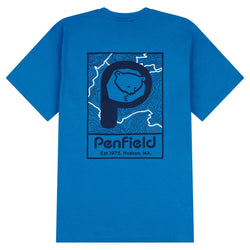 T-shirts - Penfield - P Bear Tee // Vallarta Blue - Stoemp