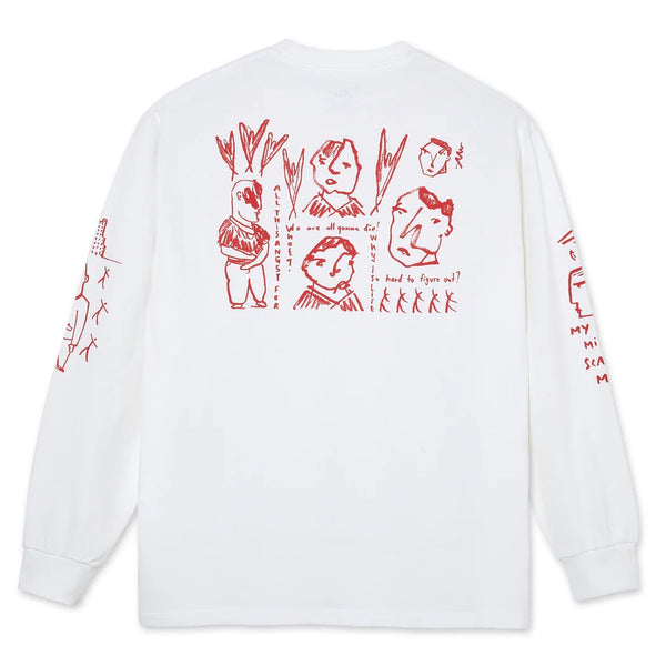 T-shirts - Polar - Seen Better Days Longsleeve // White - Stoemp