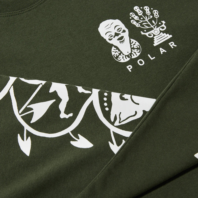 T-shirts - Polar - Spiral Longsleeve // Dark Olive - Stoemp