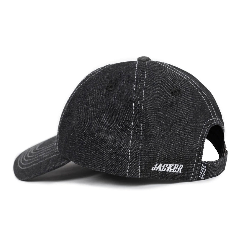 Casquettes & hats - Jacker - Select Logo Denim Cap // Black - Stoemp