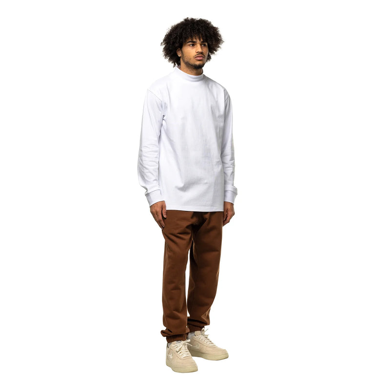 T-shirts - Taikan - L/S Mock Neck // White - Stoemp