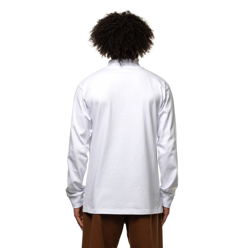 T-shirts - Taikan - L/S Mock Neck // White - Stoemp