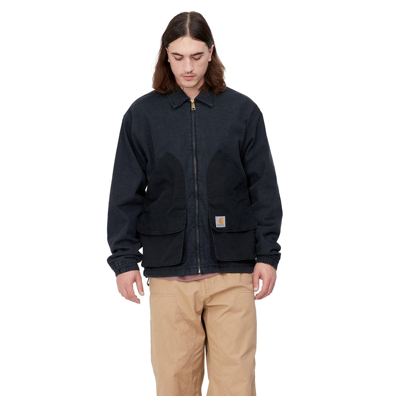 Vestes - Carhartt WIP - Alma Jacket // Black Stone Washed - Stoemp