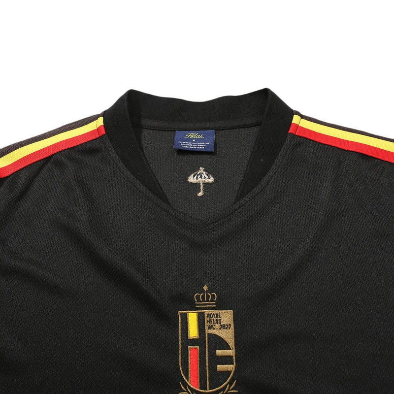 T-shirts - Hélas - Belgian WC22 Football Jersey // Black - Stoemp