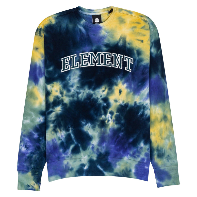 Sweats sans capuche - Element - Crossfield Tie Dye Sweat // Dark Magma - Stoemp