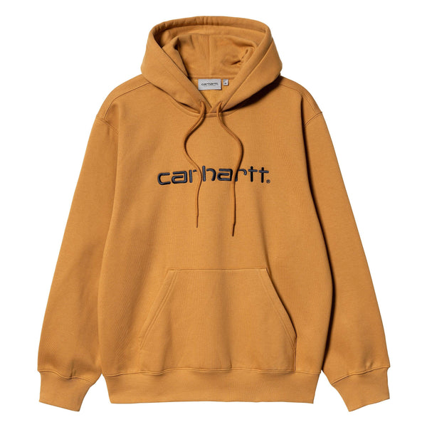 Sweats à capuche - Carhartt WIP - Hooded Carhartt Sweat // Ochre/Dark Navy - Stoemp