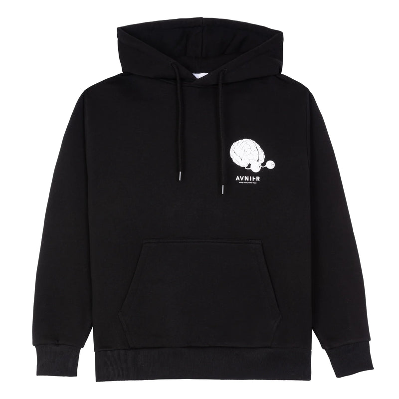 Sweats à capuche - Avnier - Onset Brain Hoodie // Black - Stoemp