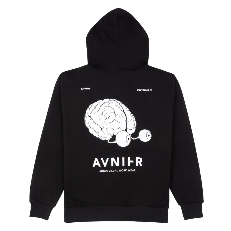 Sweats à capuche - Avnier - Onset Brain Hoodie // Black - Stoemp