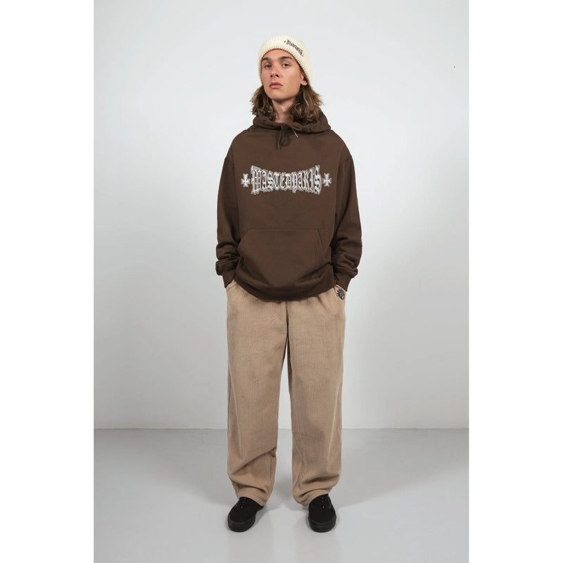 Sweats à capuche - Wasted Paris - London Cross Hoodie // Slate Brown - Stoemp