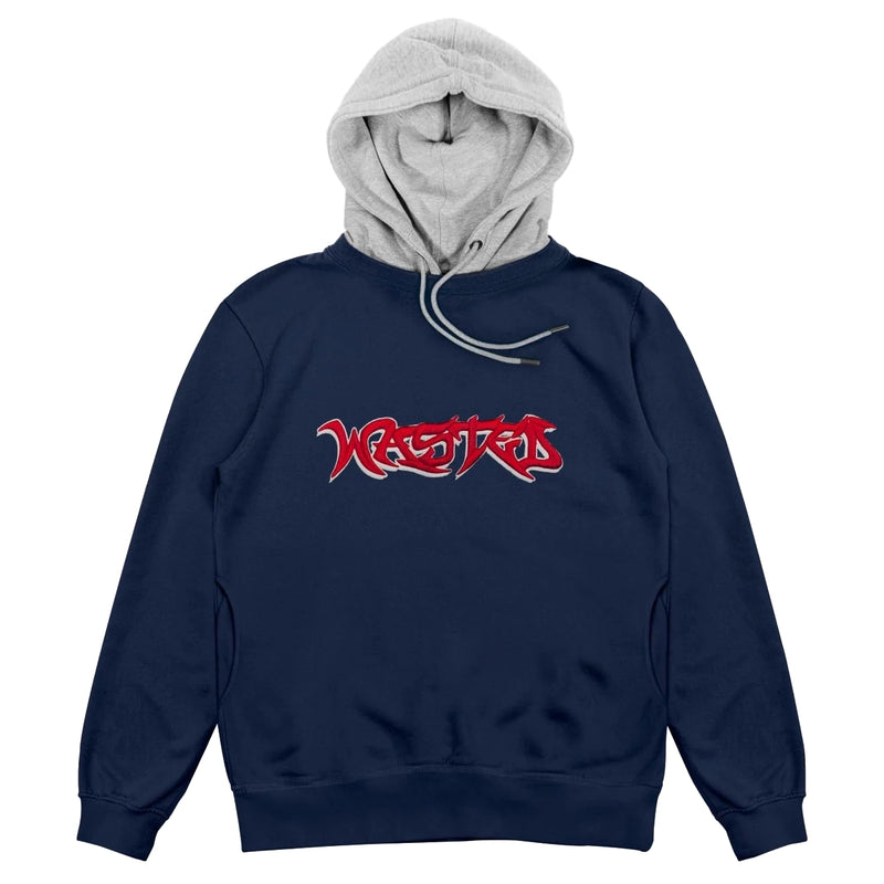 Sweats à capuche - Wasted Paris - Telly Savage Hoodie // Night Blue/Ash Grey - Stoemp