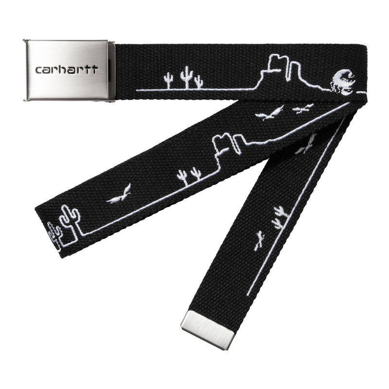 Ceintures - Carhartt WIP - Monument Clip Belt // Black/Wax - Stoemp