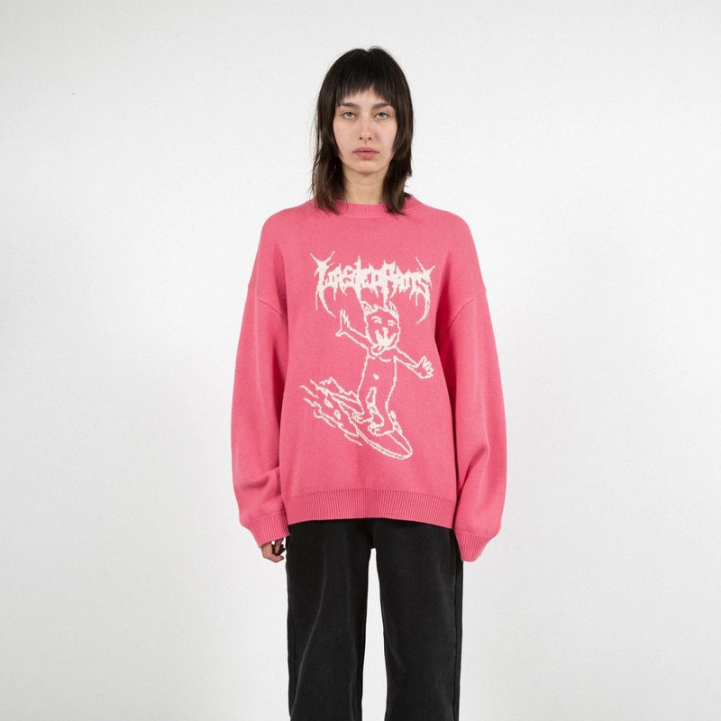 Pulls - Wasted Paris - Sweater Toon Surf // Pink - Stoemp