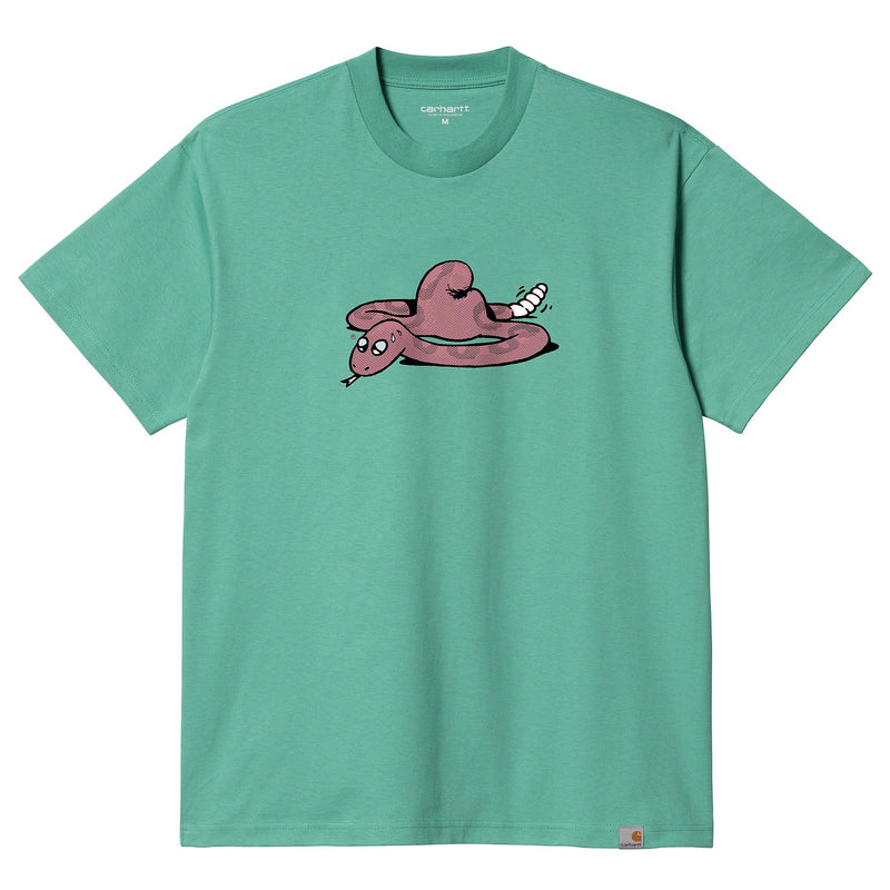 T-shirts - Carhartt WIP - SS Snek T-shirt // Aqua Green - Stoemp